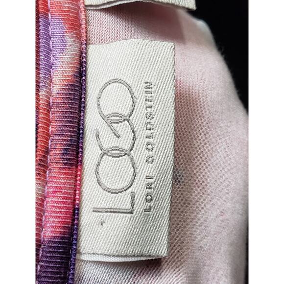 LOGO by Lori Goldstein Dress Women 2X Multicolor Midi Stretch Soft Knit Casual - Picture 9 of 15